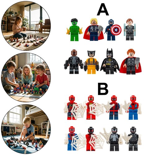 8pcs marvel super - 8pcs,