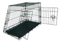 Dog Pet Crate- CAR Carrier, Dog Training Cages Puppy Cage Metal, Boot Crate 