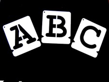 Letter & Number Stencils Set