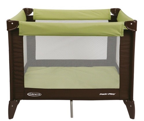 Graco green and brown - and,