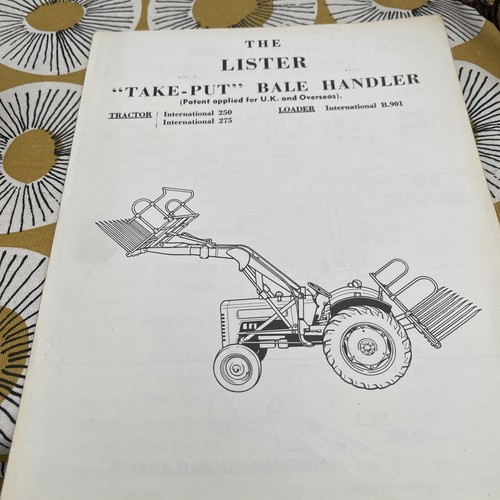 Lister take put bale handler - lister,