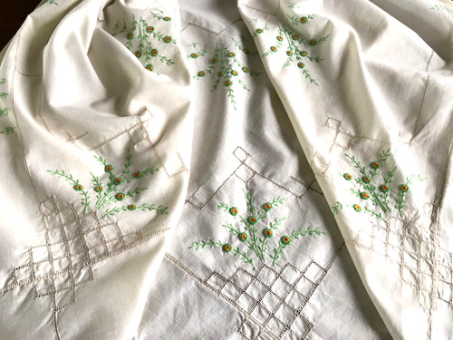 Vintage hand embroidered
