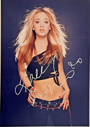 Kaley cuoco signed - cuoco, 8x11.5