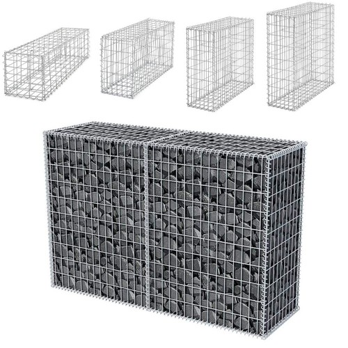 Galvanised gabion cage multi - cage,