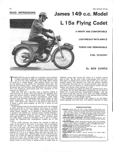 1959 james l15a - james, flying