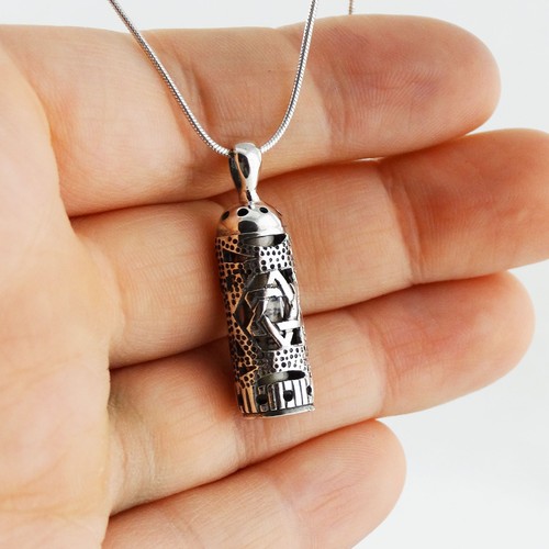 Mezuzah with star david - of,