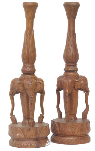 Vintage set hand carved - set,