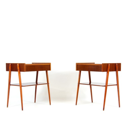 Pair retro vintage bedside - vintage,