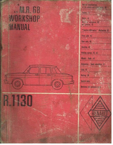 Renault original 1962 - 8, r8