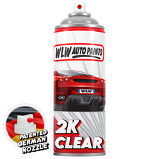 2k Clear Coat Lacquer Aerosol Spray 400ml Fast Drying High Gloss Solid