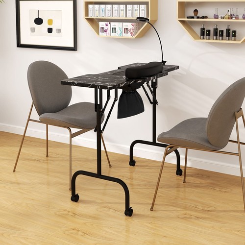Black nail technician - black,