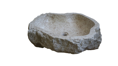 Irregular light marble sink - irregular,