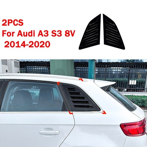 Rear quarter window louvers - rear,