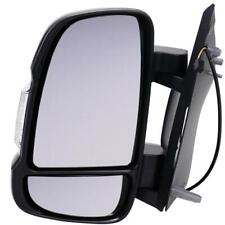 For Fiat Ducato Van 2006-2024 Short Arm Electric Black Wing Mirror Left Side