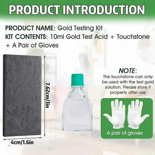 Gold tester kit for - gold, jewelry