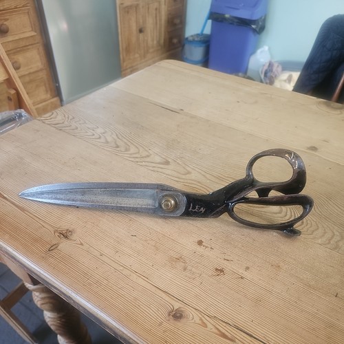 Scarce large antique - large, shears