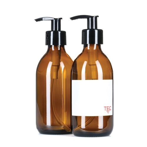 Tec amber glass bottles - amber, 300ml