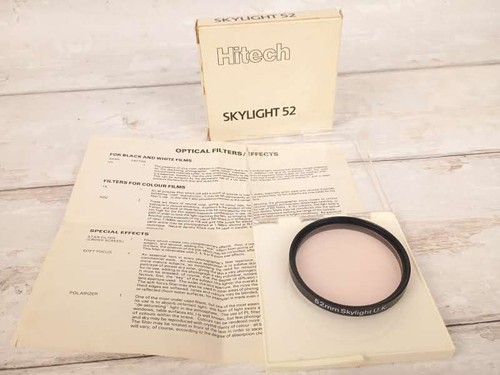 Hitech 52mm skylight filter - hitech,