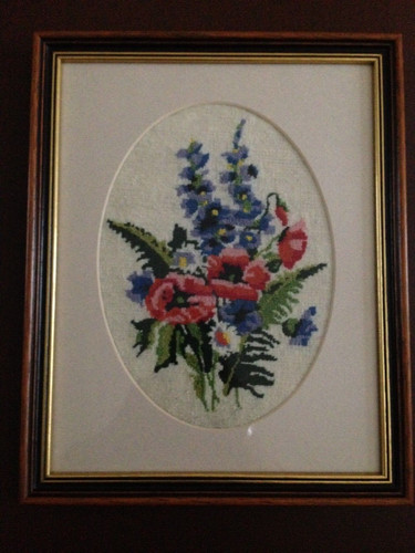 Beautiful floral wool tapestry - beautiful,