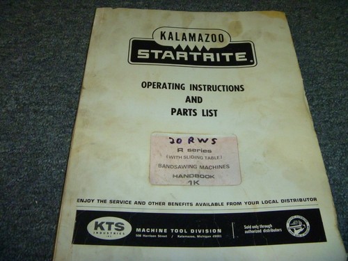 Startrite kalamazoo 20rws band - startrite,