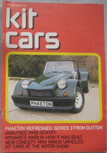 Kit car magazine - car, 1983