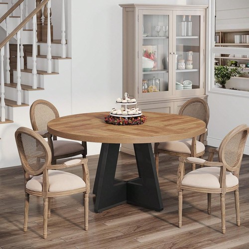 120cm round dining table - round,