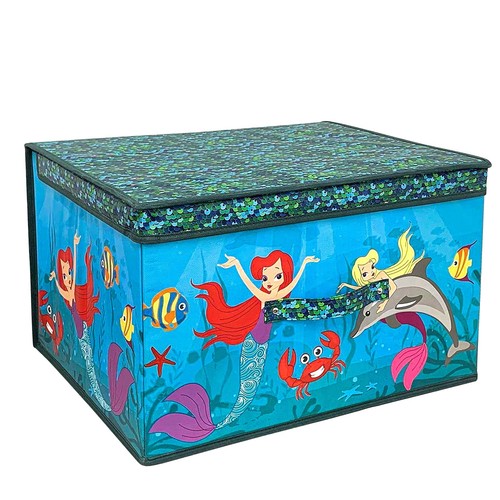 Storage box large - large, collapsible