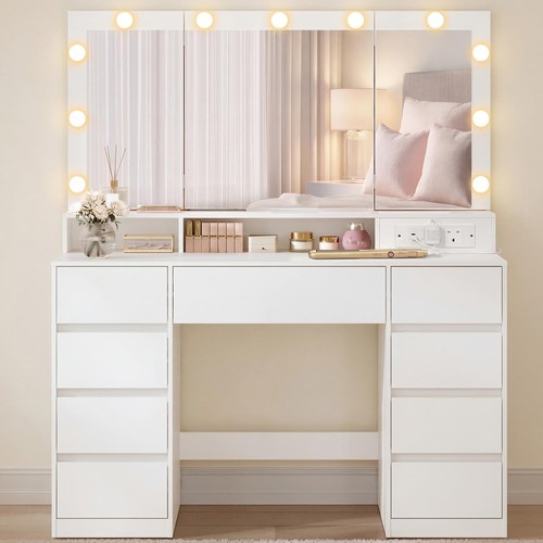 Dressing table tri fold - table,