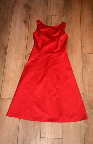 Coast red satin - evening, dress