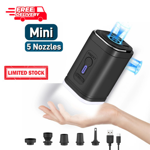 Mini portable air pump 1300mah - mini,