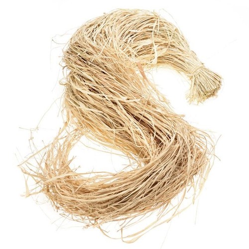 Raffia long natural ribbon - raffia,