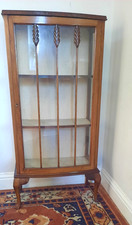 Vintage Oak Glazed Display
