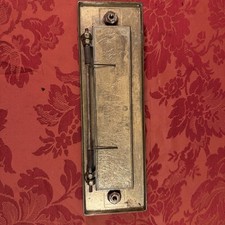Solid Brass Postal Knocker