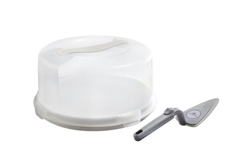Cake box round - round, carrier