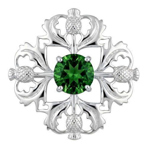 Sterling silver thistle and