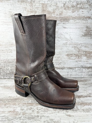 Women frye harness 12r brown - harness,