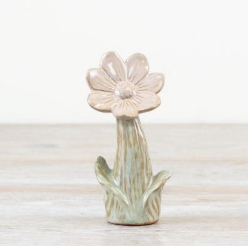 Pink flower ornament small - pink,