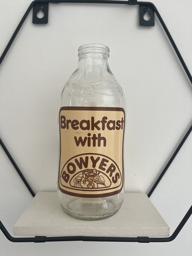 Vintage milk bottle - milk,