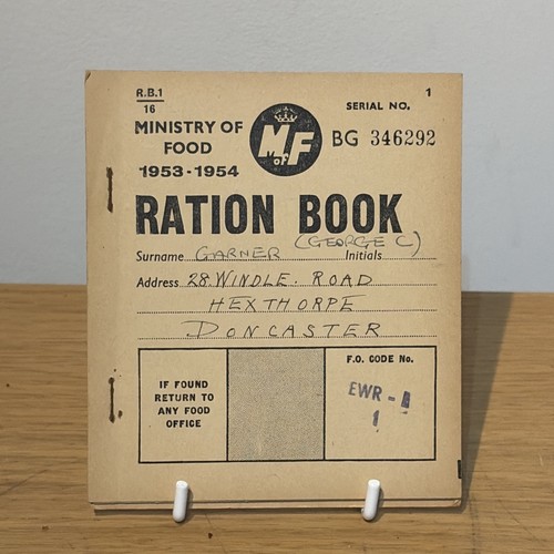 Ministry food ration - of, book
