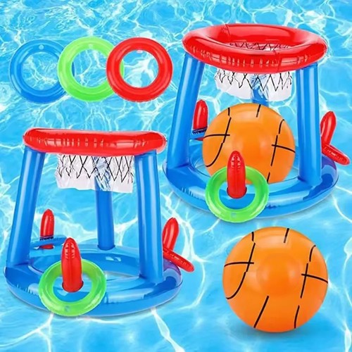 Inflatable floating basketball - floating,