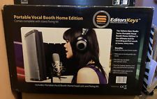 VOCAL BOOTH - HOME EDITION - EDITORS KEYS PORTABLE VOCAL BOOTH - NEW AND UNUSED
