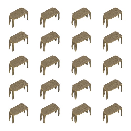 20pcs zipper stoppers - 20pcs,