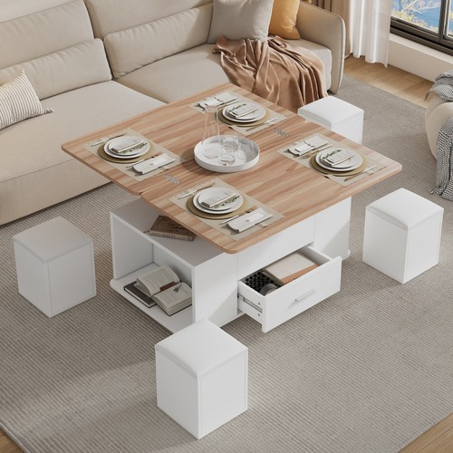 Coffee table with lift top - coffee,