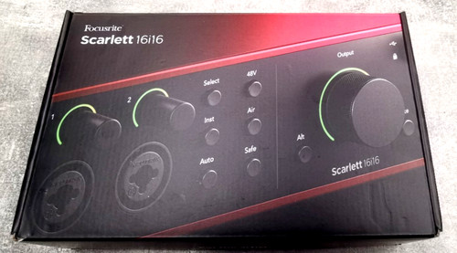 Focusrite scarlett 16i16 4th - scarlett,