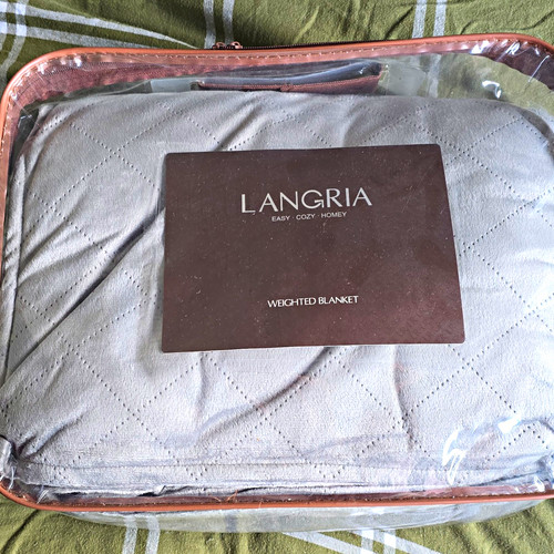 Langria grey quilted weighted - quilted,