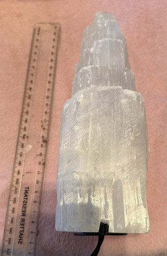Selenite mountain x - selenite, 10.5”