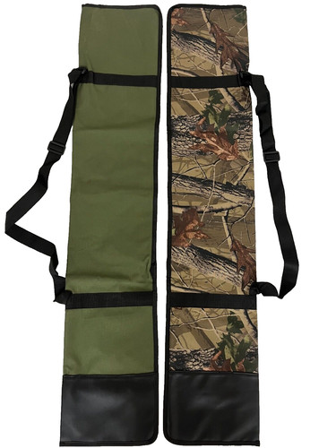 Camo green hide pole bag - camo,