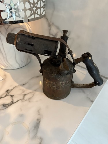 Vintage paraffin blow torch - vintage,