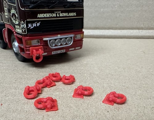 Scale truck tow hook - truck,