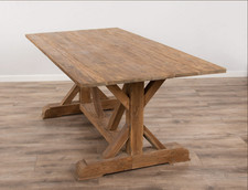 3m Reclaimed Teak Refectory Indoor Dining Table